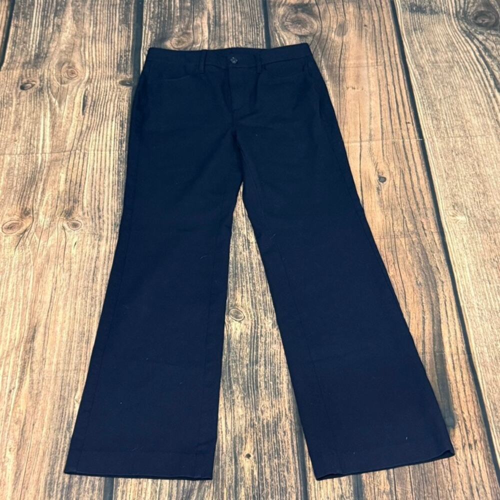 Chico's Women's Dress Pants Size 0.5 / 6R Blue Solid Casual Stretch